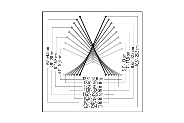 Quik Lok - QL/322 Mini Supporto a X da Tavolo