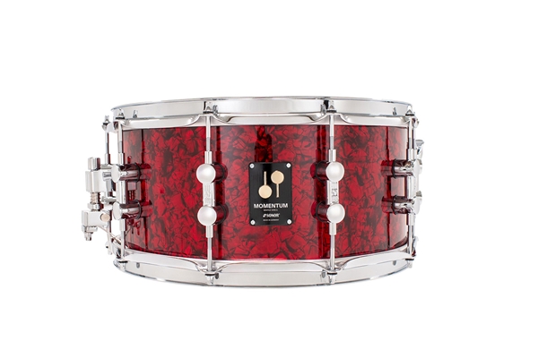 Sonor - Momentum Rullante 14x6.5 in Acero - Red Pearl