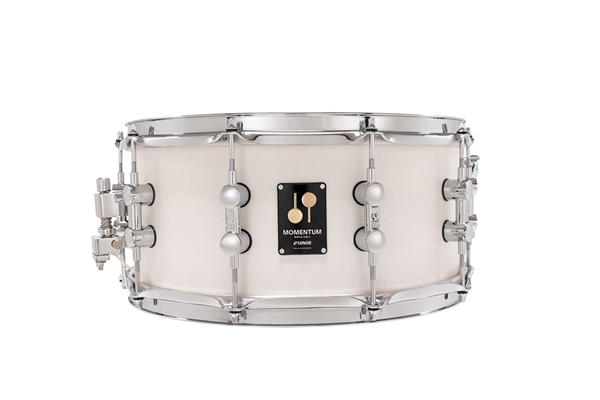 Sonor - Momentum Rullante 14x6.5 in Acero - Satin Pure White