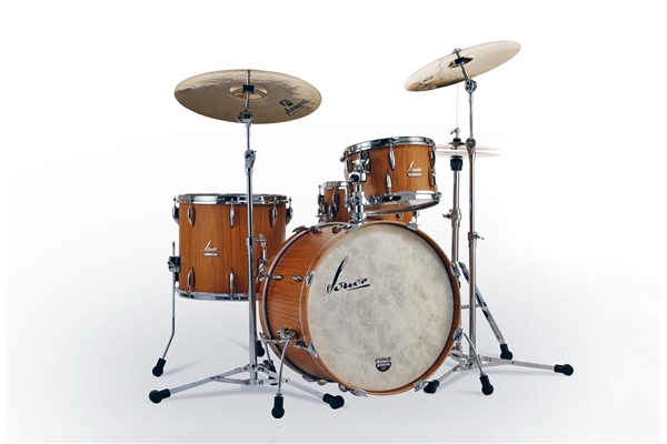 Sonor - SONOR VINTAGE 322 Shell Drumset WithMount Teak Semi-Glos