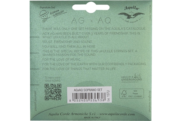 Aquila - 157U AGXAQ Ukulele Set, GCEA