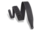 Levy's - M17BDS-BLK Tracolla in pelle con doppia cucitura Black 2 1/2 Levy's - M17BDS-BLK Tracolla in pelle con doppia cucitura Black 2 1/2