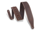 Levy's - M17BDS-DBR Tracolla in pelle con doppia cucitura Dark Brown 2 1/2 Levy's - M17BDS-DBR Tracolla in pelle con doppia cucitura Dark Brown 2 1/2