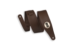 Levy's - M17VGN-DBR Tracolla in ecopelle imbottita Dark Brown 2 1/2 Levy's - M17VGN-DBR Tracolla in ecopelle imbottita Dark Brown 2 1/2