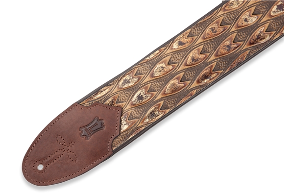 Levy's - M4WP-005 Tracolla in pelle Sundance Line Arrowhead Bronze 3