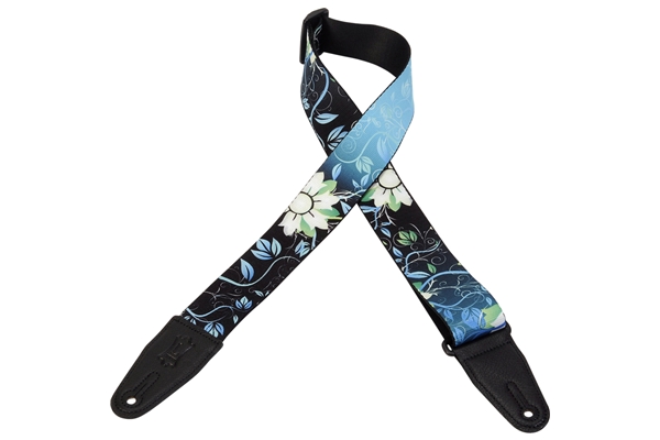 Levy's - MPD2-038 Tracolla in poliestere Blue Flower 2