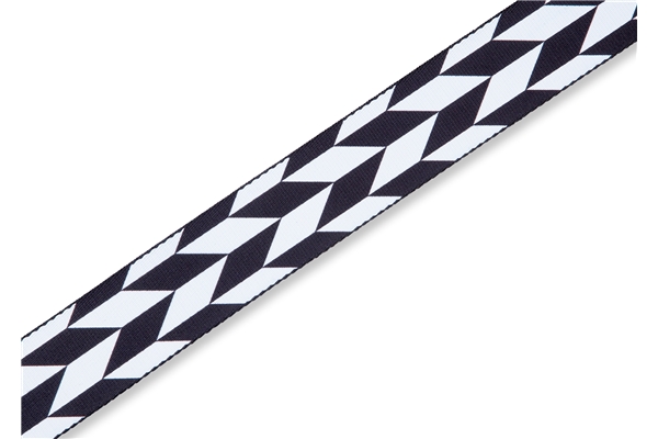 Levy's - MPF2-001 Tracolla in poliestere Offset Arrow White & Black 2