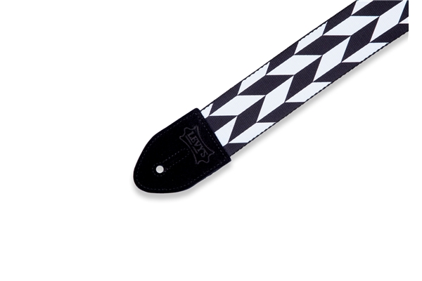 Levy's - MPF2-001 Tracolla in poliestere Offset Arrow White & Black 2