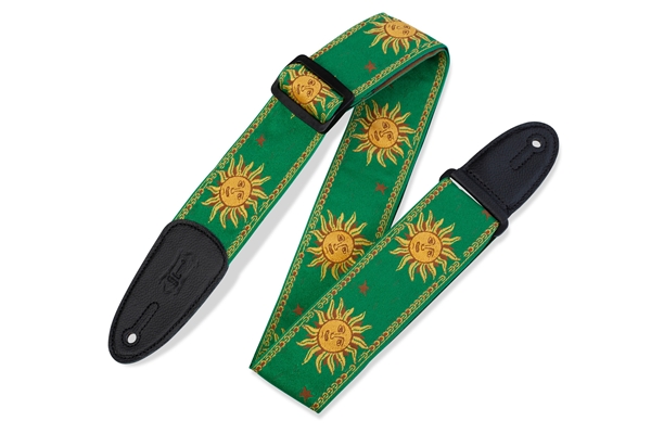 Levy's - MPJG-SUN-GRN Tracolla in tessuto Sun Motif Green 2