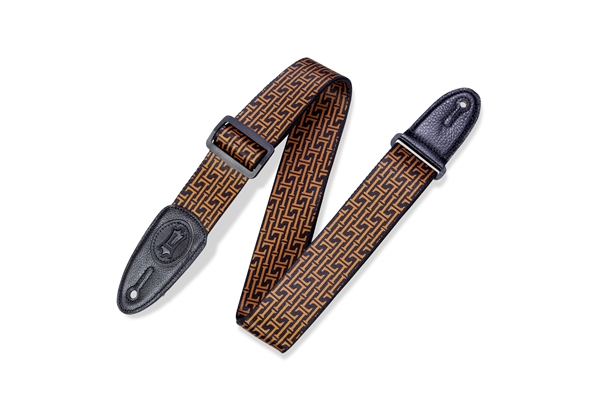 Levy's - MPLL-004 Tracolla in poliestere Black & Brown 2