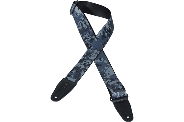 Levy's - MPS2-120 Tracolla in poliestere Black Blue Digital Camo 2