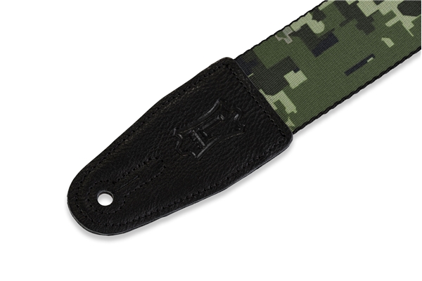 Levy's - MPS2-121 Tracolla in poliestere Green Black Digital Camo 2