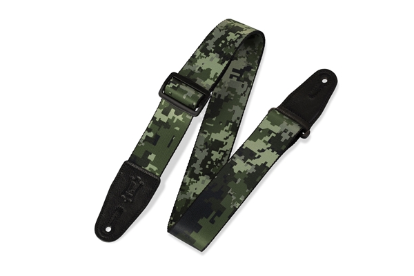 Levy's - MPS2-121 Tracolla in poliestere Green Black Digital Camo 2