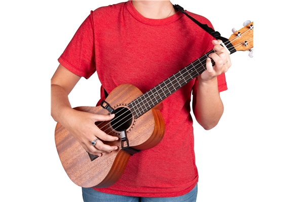 Levy's - M19HOK-BLK Tracolla per ukulele a gangio in nylon Black