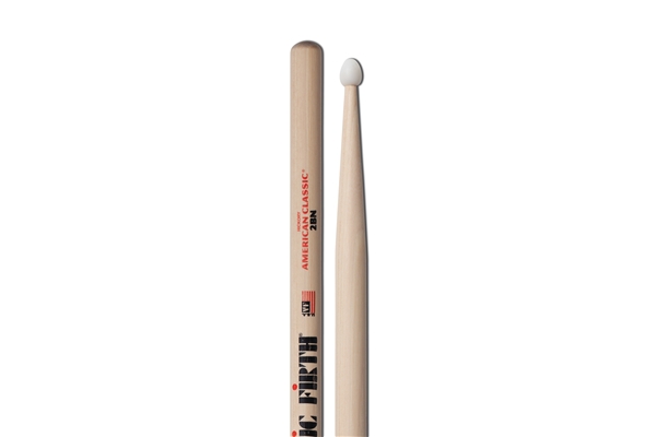 Vic Firth - 2BN - Bacchette American Classic con punta in nylon