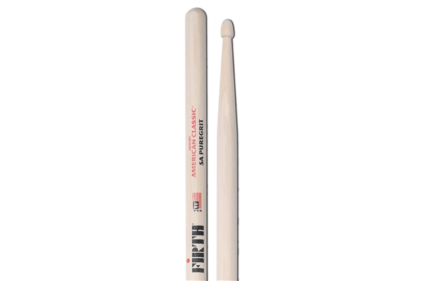 Vic Firth - 5APG - Bacchette American Classic con punta in legno PureGrit