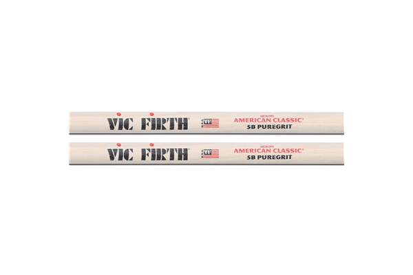 Vic Firth - 5BPG - Bacchette American Classic con punta in legno PureGrit