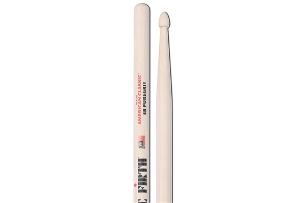 Vic Firth - 5BPG - Bacchette American Classic con punta in legno PureGrit