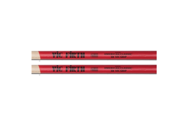 Vic Firth - 5BVG - Bacchette American Classic con punta in legno e Vic Grip