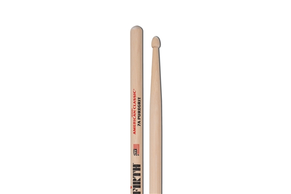 Vic Firth - 7APG - Bacchette American Classic con punta in legno PureGrit