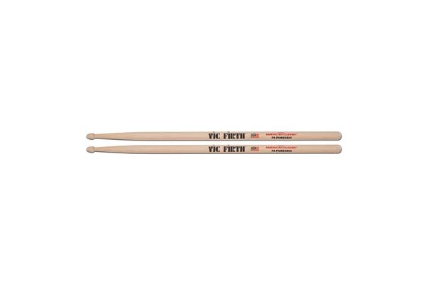 Vic Firth 7APG - Bacchette American Classic con punta in legno PureGrit