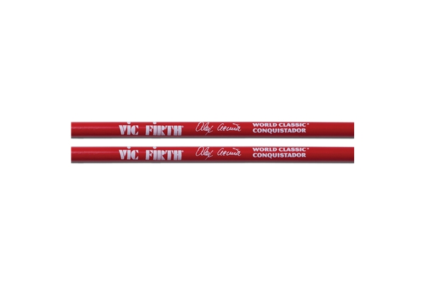 Vic Firth - SAA - Bacchette American World Classic Alex Acuña Conquistador - Rossa