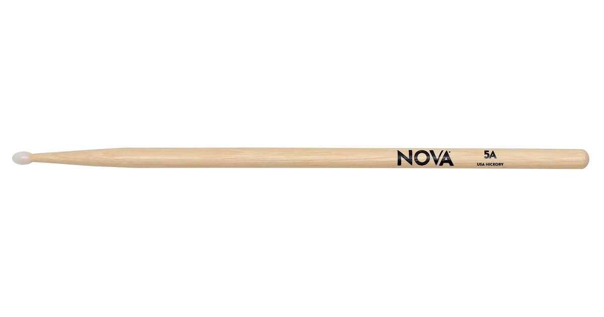 Bacchette 5A (paio) marca VIC FIRTH N5AN serie Nova in legno di acero,  punta in nylon