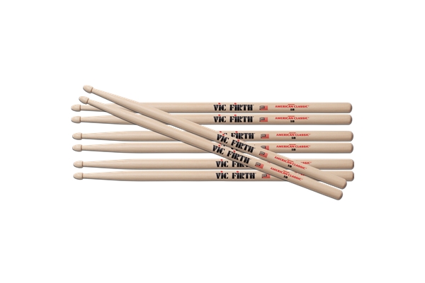 Vic Firth 5B - Bacchette American Classic PACK 3+1