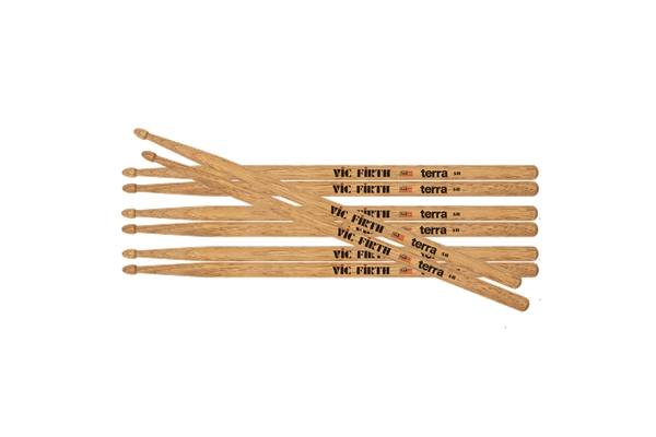 Vic Firth - 5BT - Bacchette American Classic TERRA PACK 3+1