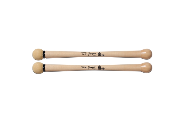 Vic Firth - TG21 - Symphonic Collection Bass Drum Mallets Signature Tom Gauger Chamois/Wood