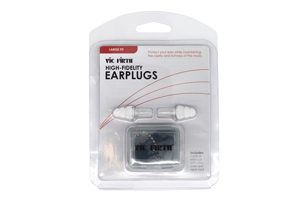 Vic Firth - VICEARPLUGL2 - White HiFi Earplugs L