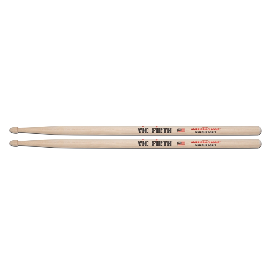 Bacchetta per batteria Vic Firth X5BPG American Classic Hickory con punta  in legno finitura PureGrit