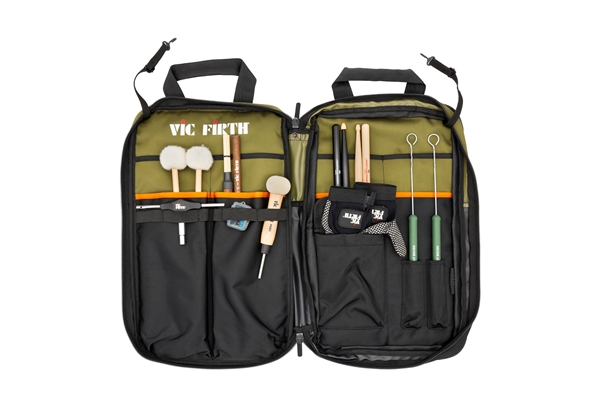 Vic Firth - VXSB0114 PROFESSIONAL STICK BAG GREEN/BLACK