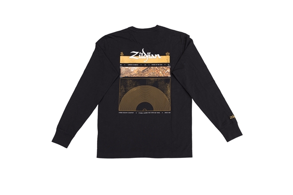 Zildjian - ZALS0011 LONG SLEEVE BLACK TEE SMALL