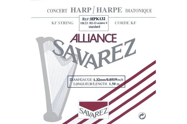 Savarez - HPK132 Ottava 4, Nota RE (1.32 mm)