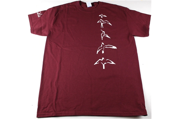 PRS - Birds T-shirt Maroon L