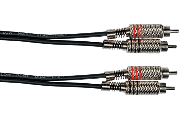 Yellow Cable - K04-1 Cavo Segnale 2x RCA Maschio/2x RCA Maschio 1 m