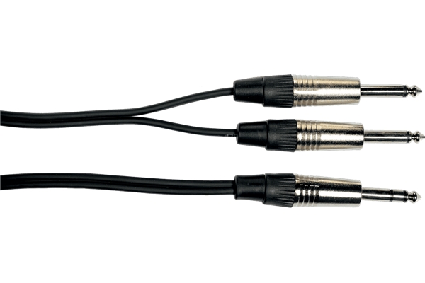 Yellow Cable - K05-3 Cavo Segnale 2x Jack Mono/Jack Stereo 3 m