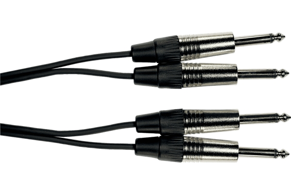 Yellow Cable - K08-3 Cavo Segnale 2x Jack Mono/2x Jack Mono 3 m