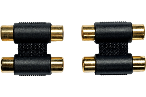 Yellow Cable - AD15 Adattatore 2x RCA/2x RCA Femmina 2 Pcs