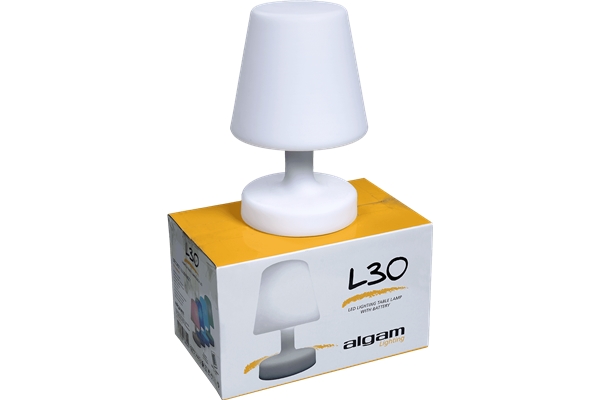 Algam Lighting - L-30 Lampada da Tavolo Luminosa Decorativa