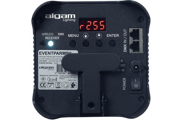 Algam Lighting - EVENTPAR-MINI Par DMX a Batteria