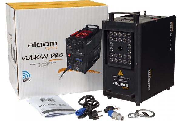 Algam Lighting - VULKAN PRO Macchina del Fumo Vert/Orizz Effetto CO2