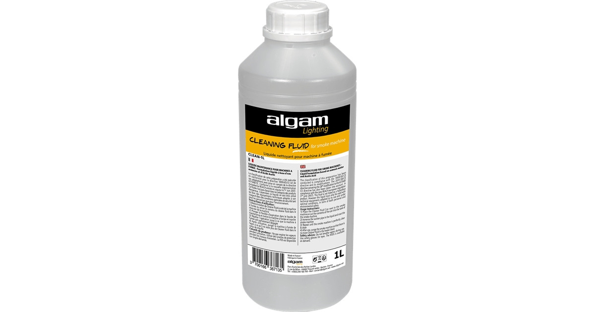 Algam Lighting - CLEAN-1L Liquido Pulizia Macchina del Fumo 1L