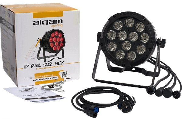 Algam Lighting - IP-PAR-1212-HEX IP Par LED 12x12W IP65
