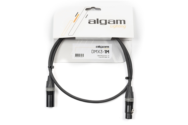 Algam Lighting - DMX3-1M Cavo DMX 3 Poli 1mt