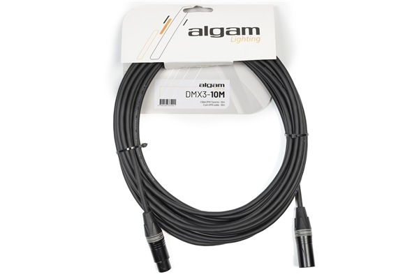 Algam Lighting - DMX3-10M Cavo DMX 3 Poli 10 mt