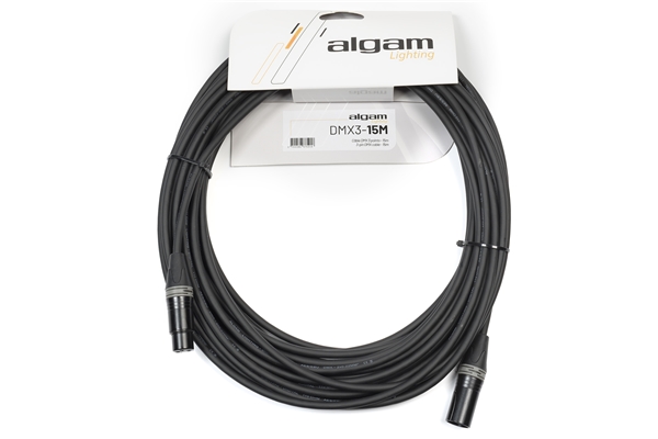 Algam Lighting - DMX3-15M Cavo DMX 3 Poli 15 mt