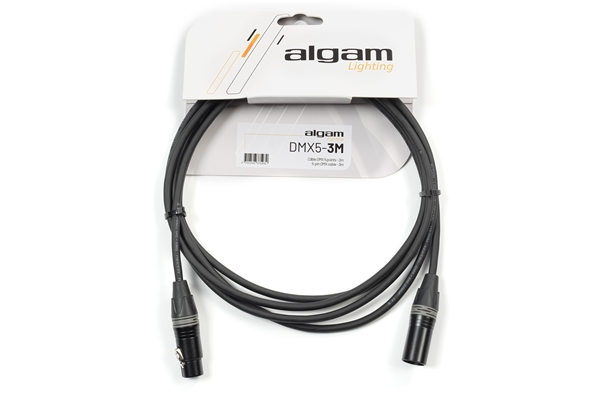 Algam Lighting - DMX5-3M Cavo DMX 5 Poli 3 mt