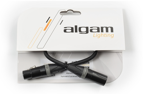 Algam Lighting - ADAPT-XLR-M5F3 Adattatore DMX 3/5 Poli